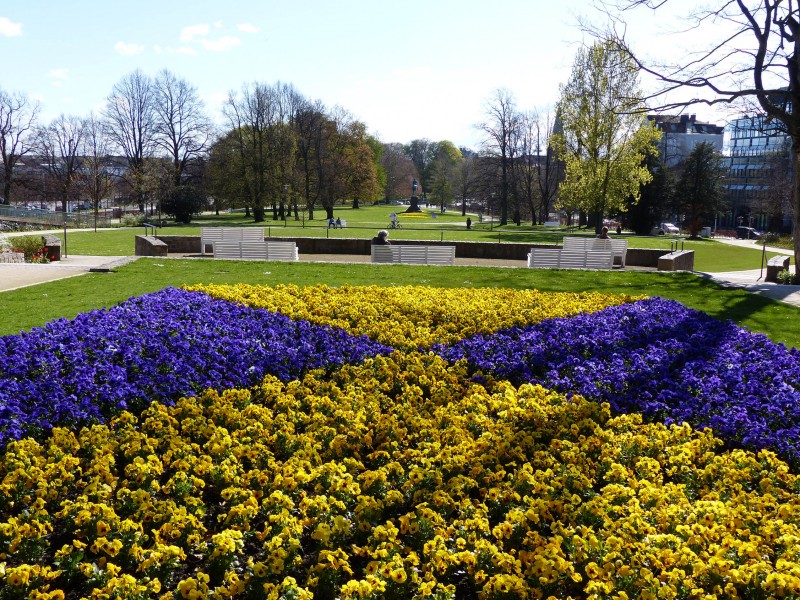 Der neugestaltete Schlosspark. Sicherlich für zahlreiche Kieler ein Lieblingsplatz. Welcher ist Ihrer? (Bild: Landeshauptstadt Kiel).